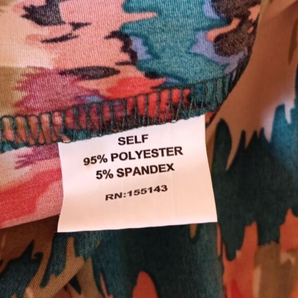 NWT Luxedo Abstrct Print Tulip Dress - Picture 13 of 16